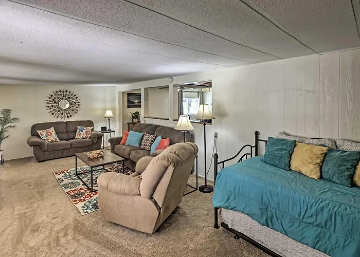 Restful Riverfront Retreat W/ Private Dock + Patio