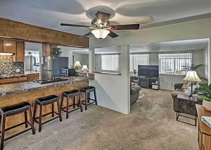 Restful Riverfront Retreat W/ Private Dock + Patio * Bullhead City